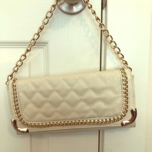 Cream Charlotte Russe purse